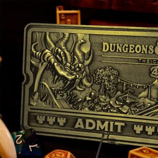 Dungeons & Dragons Limited Edition Metal Anniversary Ticket