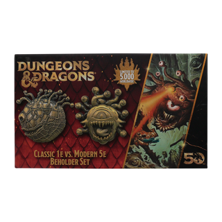 Dungeons & Dragons 50e anniversaire Coffret de deux médaillons Tyrannœil édition limitée