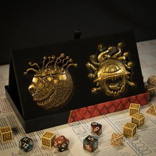 Dungeons & Dragons - Set de dos medallas de contemplador del 50.º aniversario - Edición limitada