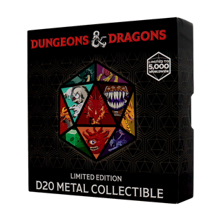 Médaillon D20 Donjons & Dragons