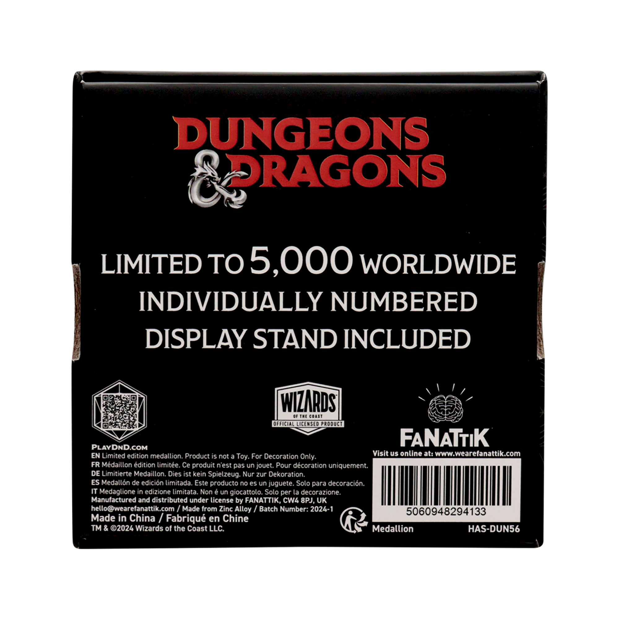 Dungeons & Dragons Neverwinter Medaillon – Limitierte Sammleredition, Metall, 90 Mm, Nummeriert