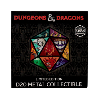 Médaillon D20 Donjons & Dragons