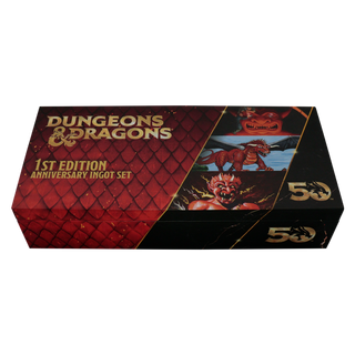 Dungeons & Dragons, edizione limitata del 50° Anniversario, set di lingotti della copertina del libro della 1ª edizione