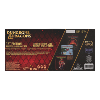 Dungeons & Dragons, edizione limitata del 50° Anniversario, set di lingotti della copertina del libro della 1ª edizione