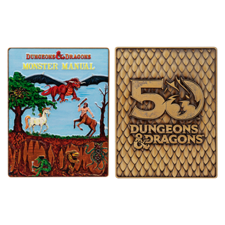 Dungeons & Dragons, edizione limitata del 50° Anniversario, set di lingotti della copertina del libro della 1ª edizione