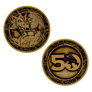 Dungeons & Dragons Limited Edition 50th Anniversary Antique Gold Coin