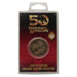 Dungeons & Dragons, 50° Anniversario, moneta in oro antico in edizione limitata