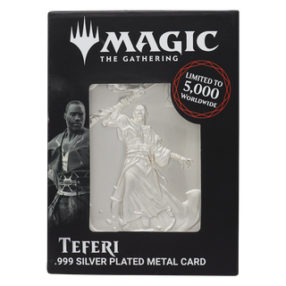 Magic: The Gathering Limited Edition .999 Silver Plated Teferi Metal Collectible