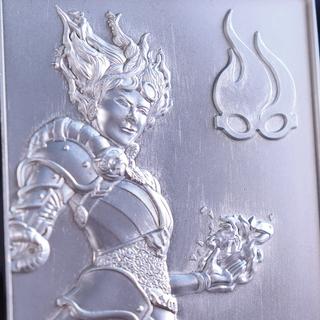 Magic: The Gathering Limited Edition .999 Silver Plated Chandra Nalaar Metal Collectible