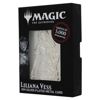 Magic: The Gathering Limited Edition .999 Silver Plated Liliana Metal Collectible