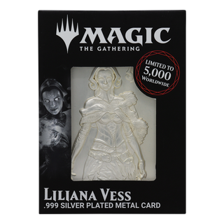 Magic: The Gathering Limited Edition .999 Silver Plated Liliana Metal Collectible