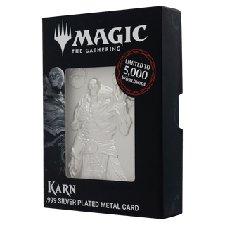 Magic: The Gathering Limited Edition .999 Silver Plated Karn Metal Collectible