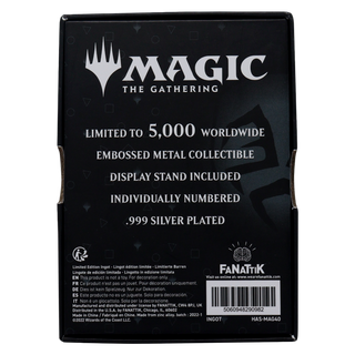 Magic: The Gathering Limited Edition .999 Silver Plated Karn Metal Collectible