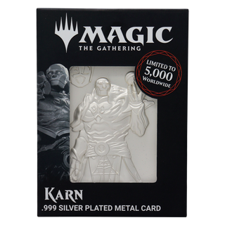 Magic: The Gathering Limited Edition .999 Silver Plated Karn Metal Collectible