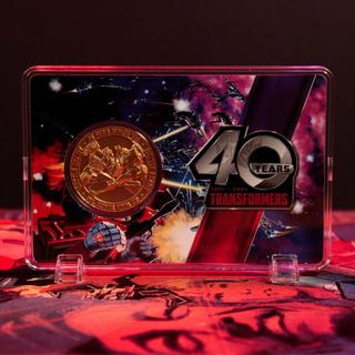 Transformers 40th Anniversary Limited Edition 24k Gold Plated Coin