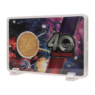 Transformers 40th Anniversary Limited Edition 24k Gold Plated Coin