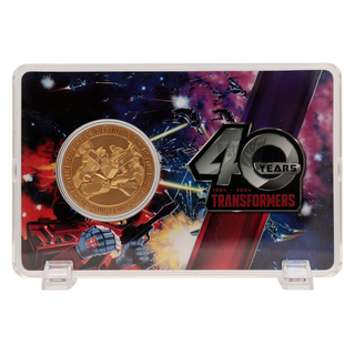 Transformers 40th Anniversary Limited Edition 24k Gold Plated Coin