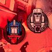 Transformers 40th Anniversary Twin Set of Pin Badges