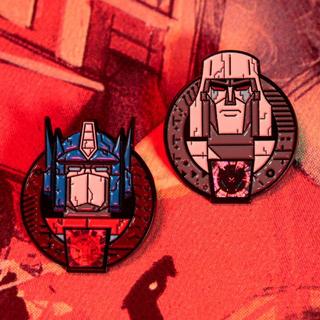 Transformers 40th Anniversary Twin Set of Pin Badges