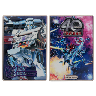 Transformers - Decepticons del 40.º aniversario - Lingote de edición limitada