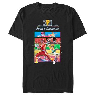 Power Rangers 30th Panels Men's T-Shirt