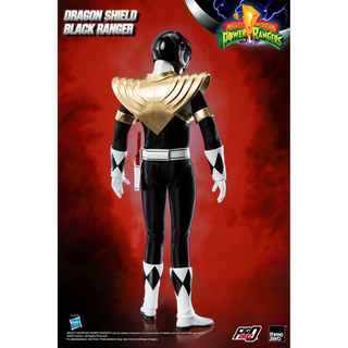 Mighty Morphin Power Rangers FigZero 1/6 Dragon Shield Black Ranger