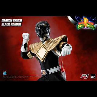 Mighty Morphin Power Rangers FigZero 1/6 Dragon Shield Black Ranger