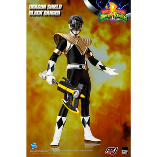 Mighty Morphin Power Rangers FigZero 1/6 Dragon Shield Black Ranger