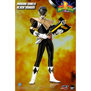 Mighty Morphin Power Rangers FigZero 1/6 Dragon Shield Black Ranger