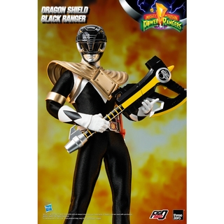 Mighty Morphin Power Rangers FigZero 1/6 Dragon Shield Black Ranger