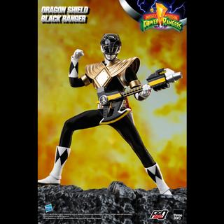 Mighty Morphin Power Rangers FigZero 1/6 Dragon Shield Black Ranger