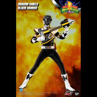 Mighty Morphin Power Rangers FigZero 1/6 Dragon Shield Black Ranger
