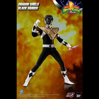 Mighty Morphin Power Rangers FigZero 1/6 Dragon Shield Black Ranger