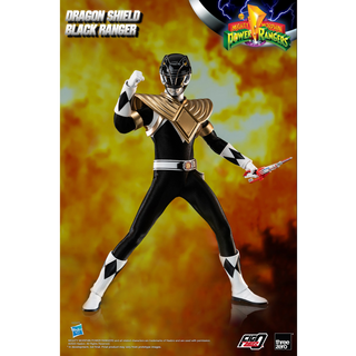 Mighty Morphin Power Rangers FigZero 1/6 Dragon Shield Black Ranger