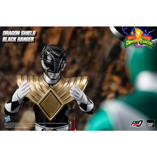 Mighty Morphin Power Rangers FigZero 1/6 Dragon Shield Black Ranger