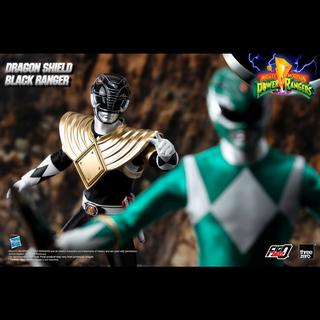 Mighty Morphin Power Rangers FigZero 1/6 Dragon Shield Black Ranger