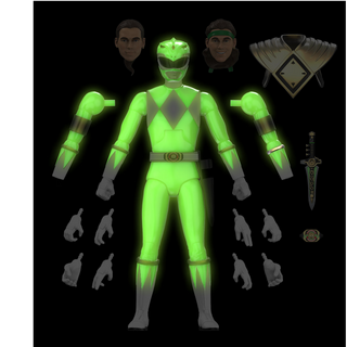 Mighty Morphin Power Rangers ULTIMATES! Wave 05 - Green Ranger (Glow)