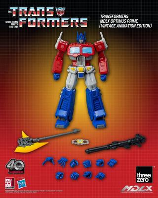 Transformers MDLX Action Figure Optimus Prime (Vintage Animation Edition) 17 cm