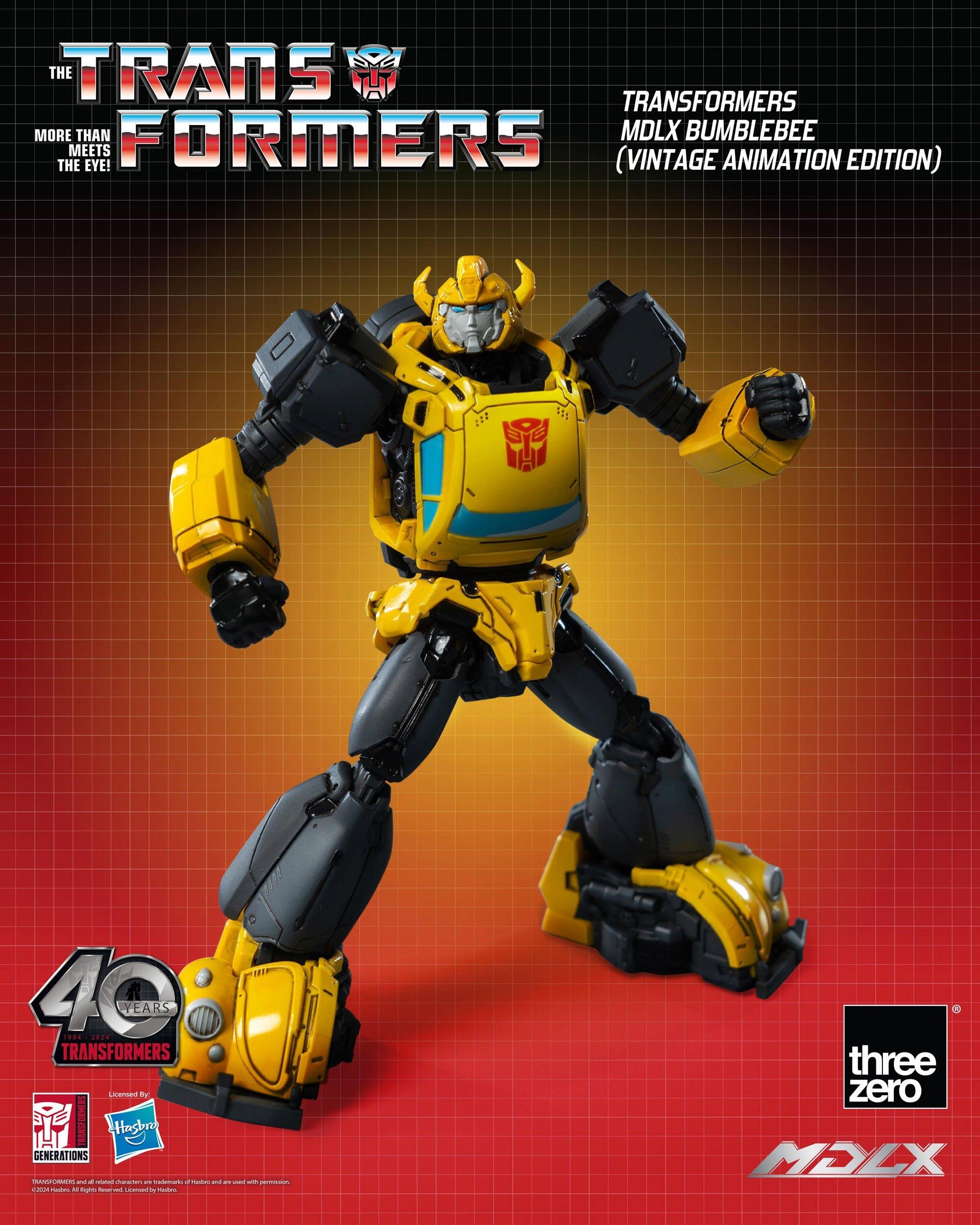 Transformers MDLX Action Figure Bumblebee (Vintage Animation Edition) 12 cm