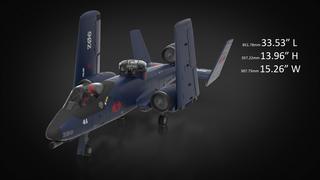 G.I. JOE CLASSIFIED SERIES COBRA RATTLER GROUND ATTACK JET