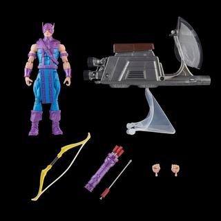 Marvel Legends Series - Hawkeye con vehículo Sky-Cycle