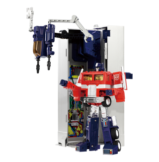 Transformers Masterpiece Missing Link C-01 Optimus Prime With Trailer