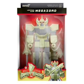 Mighty Morphin Power Rangers ReAction Figures - Megazord (Lightning Glow)