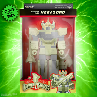 Mighty Morphin Power Rangers ReAction Figures - Megazord (Lightning Glow)