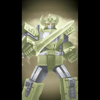 Mighty Morphin Power Rangers ReAction Figures - Megazord (Lightning Glow)