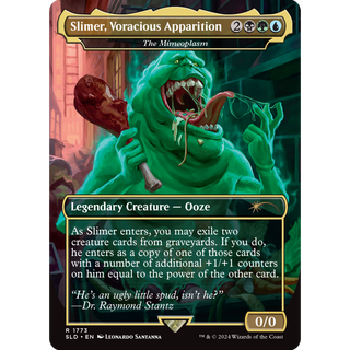 マジック：ザ・ギャザリング mtg Secret Lair Ghostbusters Slimer Foil Amazon.com: Magic the Gathering Secret Lair x Ghostbusters