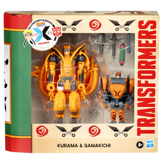 Transformers Collaborative NARUTO SHIPPUDEN x Transformers Kurama and Gamakichi