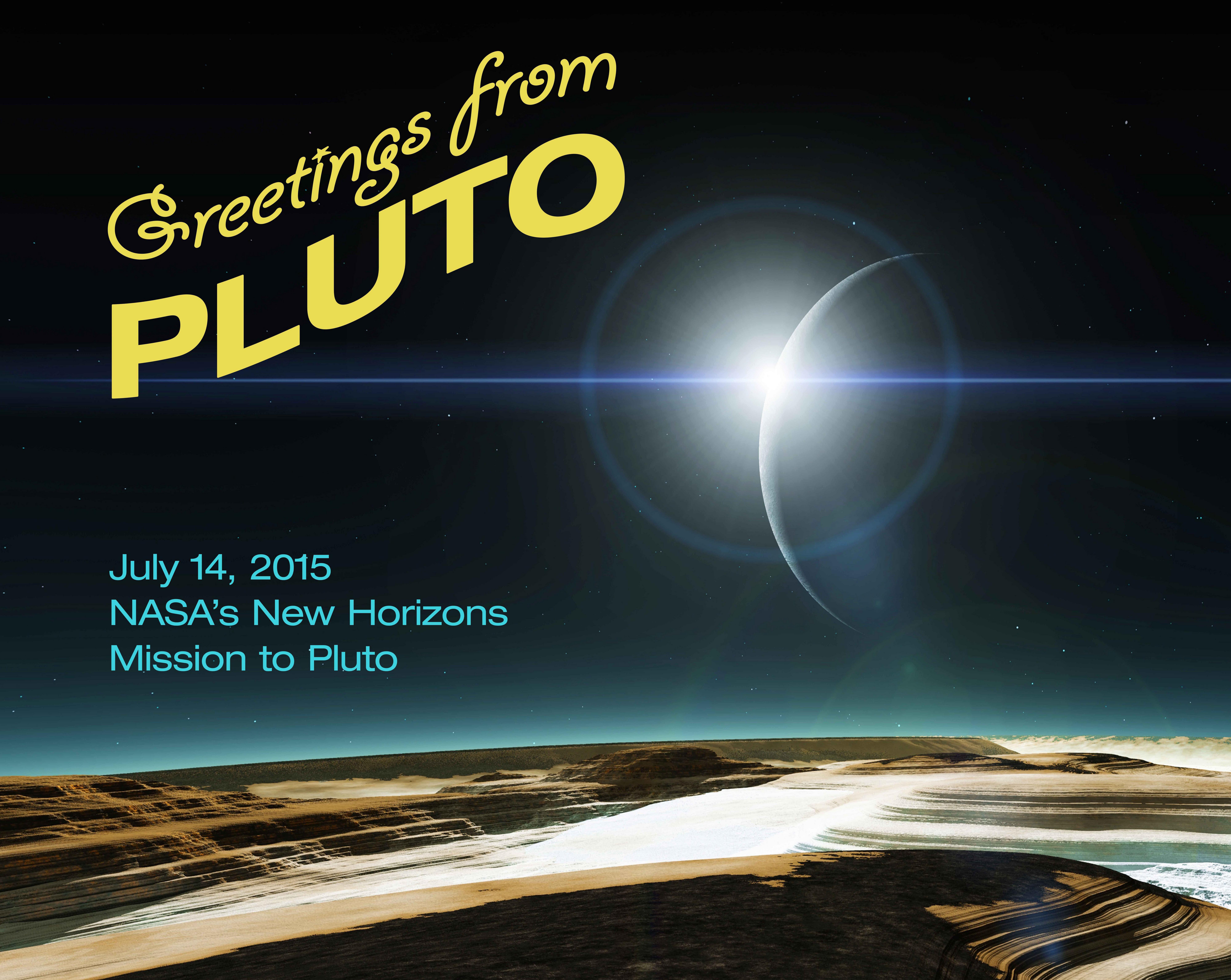 Grreting From Pluto