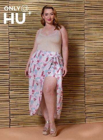 Her Universe Disney Mickey Mouse & Minnie Mouse Tiki Wrap Skirt Plus Size Her Universe Exclusive