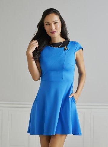 Her Universe Star Trek Sciences Uniform Dress Her Universe Exclusive